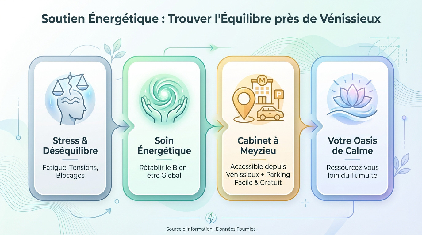 Cabinet de soin énergétique et magnétisme proche de Vénissieux pour retrouver l'équilibre