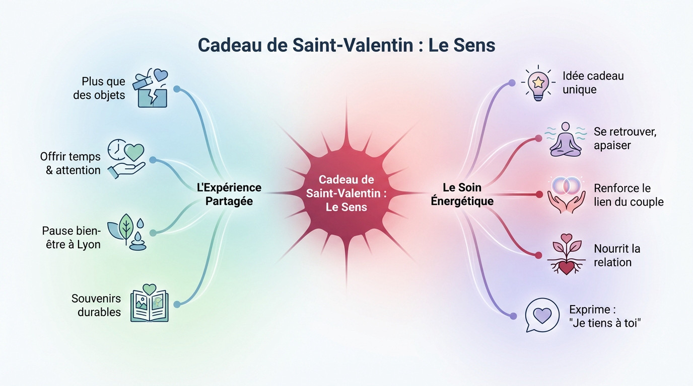 Moment de complicité et de bien-être en couple pour une Saint-Valentin à Lyon