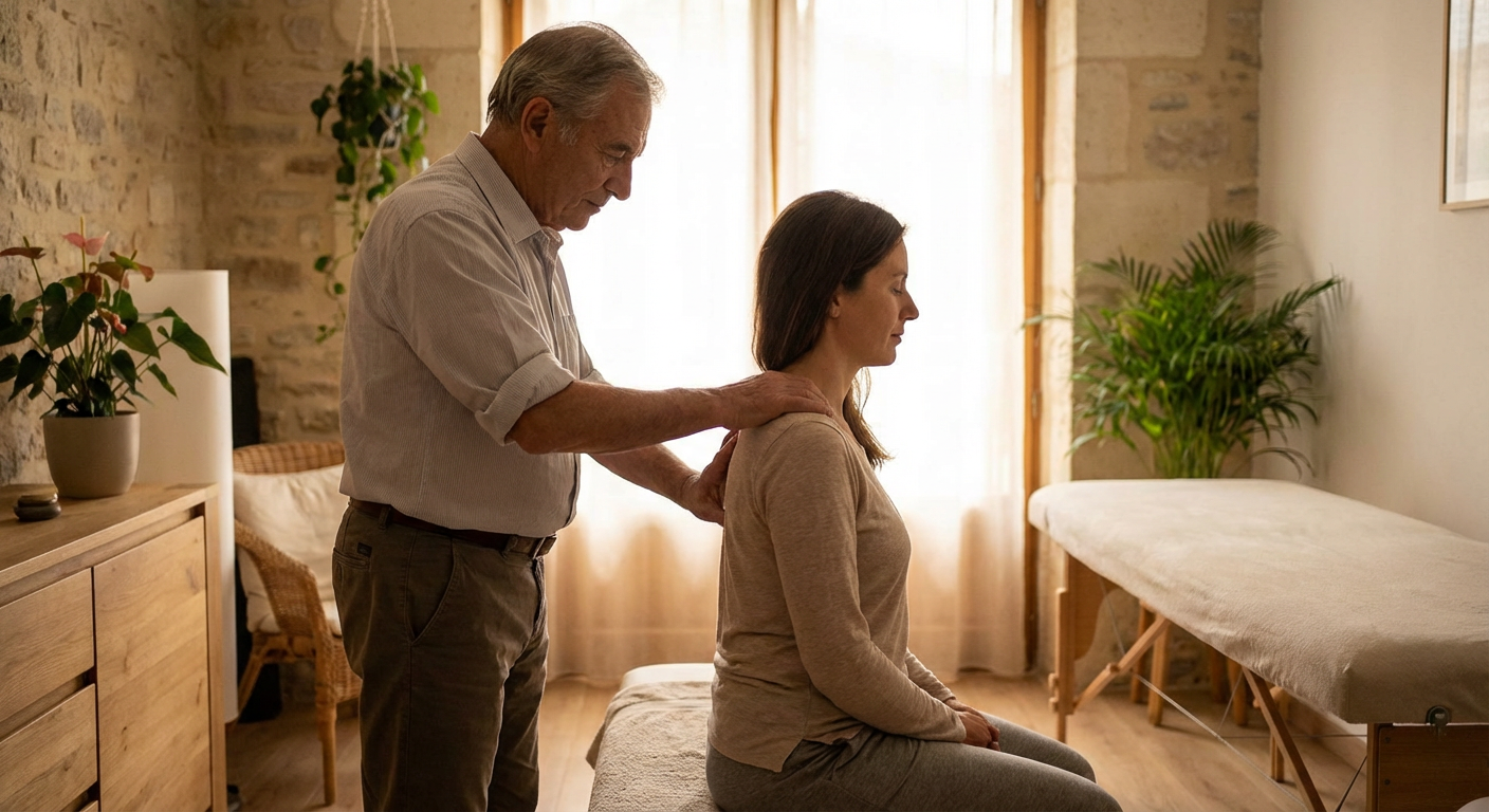 Séance de reboutement ciblant les tensions du bassin