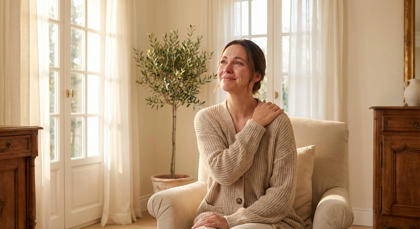 Soulagement et détente profonde après une séance de magnétisme