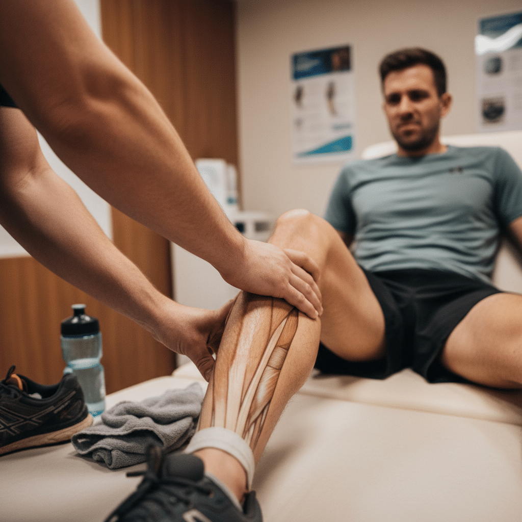 Récupération sportive par massage rebouteux sur blessure de course à Lyon