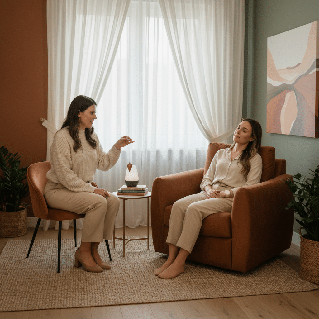 Seance d hypnotherapie pour renforcer l estime de soi dans un cabinet a Lyon
