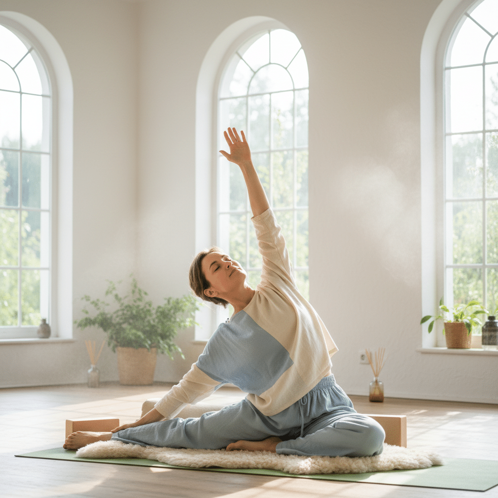 Yoga doux et exercices de gestion de la douleur chronique complémentaires à l’hypnose Lyon